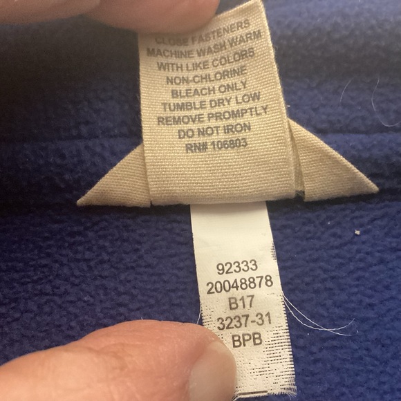 Men’s Duluth Trading Co Shoremans blue Fleece Jacket size medium Royal Blue - Picture 9 of 10